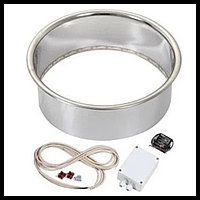 Ограждение в полок с LED подсветкой (монтажный фланец) HPC2L для электрической печи Harvia Cilindro