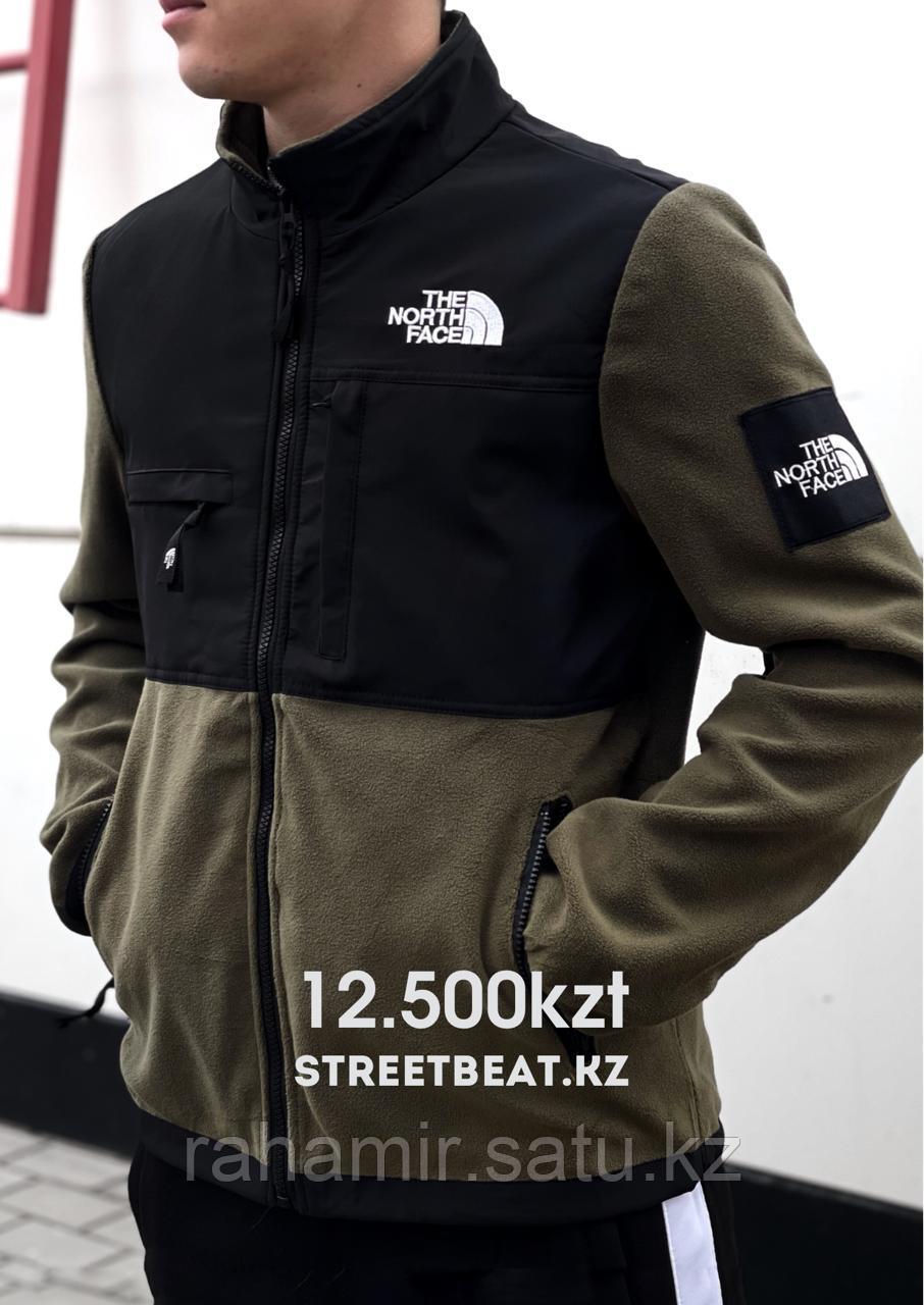 Спортивка верх TNF чер хаки флис 3054
