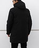 Куртка Adidas длинная чер 7015, фото 2