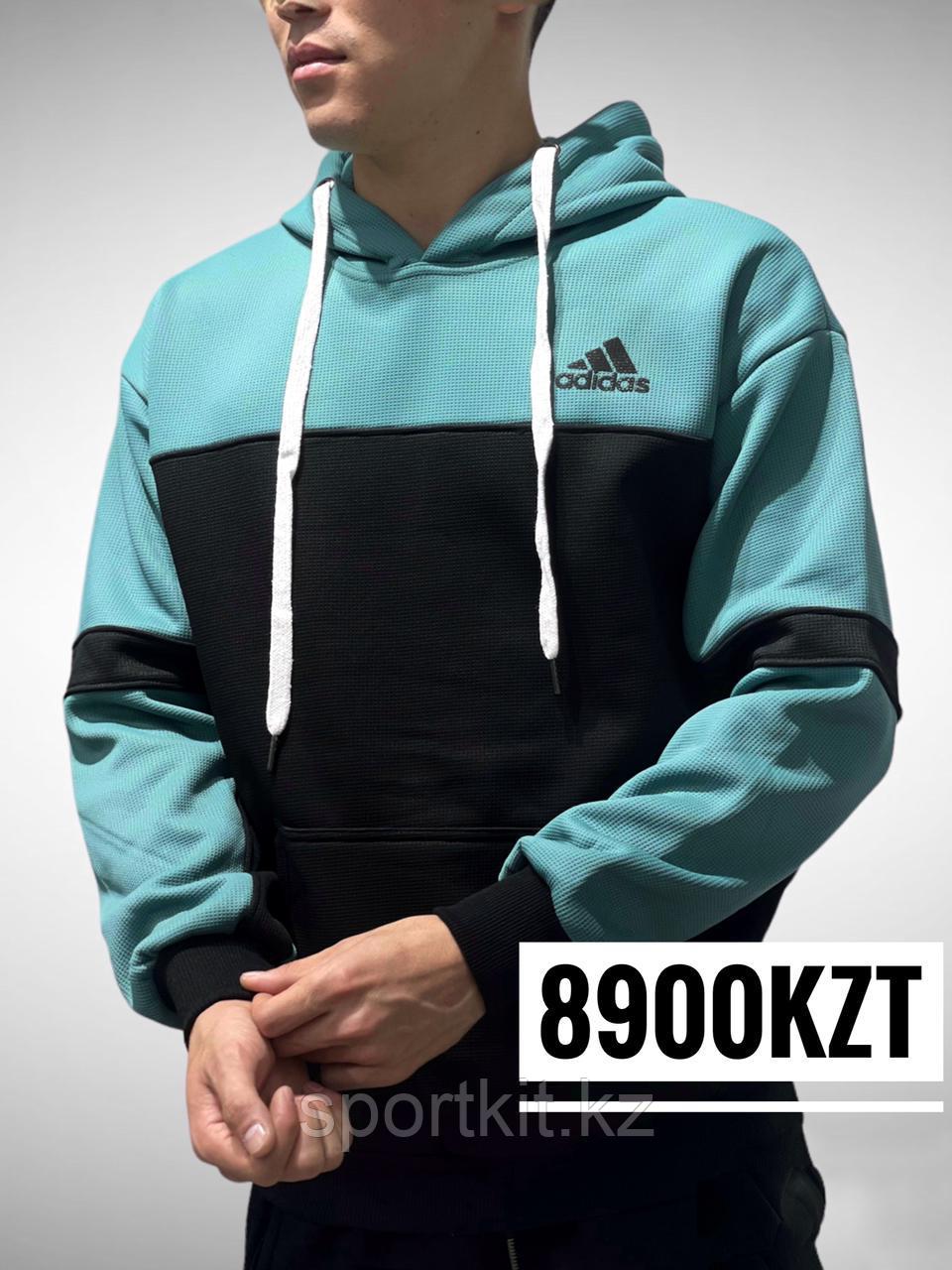 Худи Adidas сер мят - фото 1 - id-p112023849