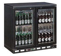 Шкаф-витрина холодильный барный объемом 261 л с распашными дверьми Koreco KBC4G