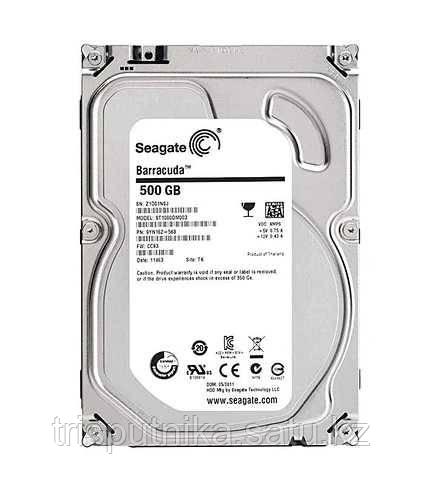 Жесткий диск HDD 500 Gb Seagate Barracuda ST500DM002 3.5", 16Mb, SATA III - фото 1 - id-p112024488