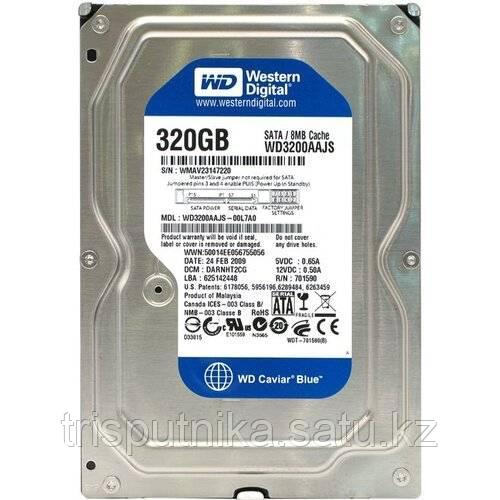 Жесткий диск Western Digital WD Blue 320 ГБ 3.5" WD3200AAJS - фото 1 - id-p112024491