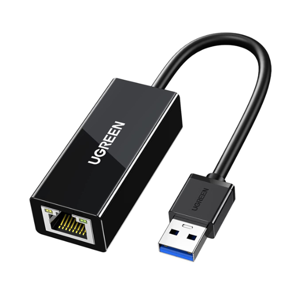 UGREEN 20256 Конвертер сигнала CR111 USB 3.0 Gigabit Ethernet Adapter (Black)