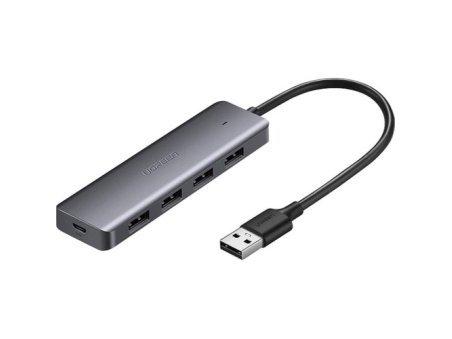 Ugreen 70336 Разветвитель портов CM219 4-Port USB3.0 Hub with Micro USB Power Supply - фото 1 - id-p112024861