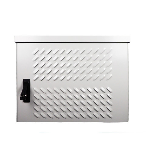 ЦМО Шкаф уличный всепогодный настенный 12U (Ш600 × Г300), передняя дверь вентилируемая серверный шкаф - фото 1 - id-p112024873