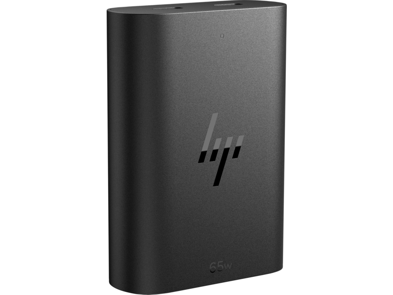 HP 600Q7AA Зарядное устройство для ноутбука USB Type C® 65W GaN Laptop Charger - Black - фото 3 - id-p112024994
