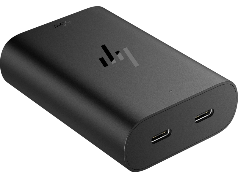 HP 600Q7AA Зарядное устройство для ноутбука USB Type C® 65W GaN Laptop Charger - Black - фото 5 - id-p112024994