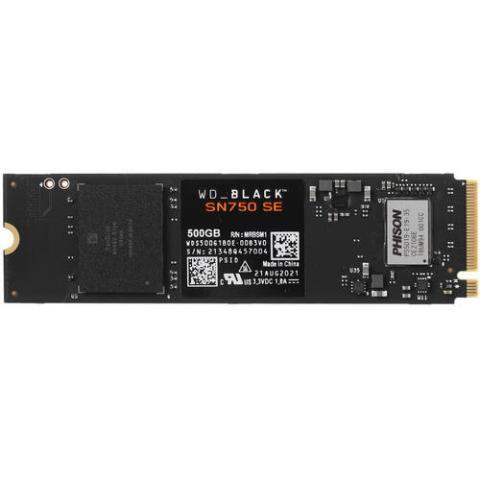 Твердотельный накопитель 500GB SSD WD BLACK SN750 SE PCIe M.2 2280 R3600Mb/s W2000MB/s WDS500G1B0E - фото 1 - id-p107986292