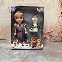 Кукла мини Эльза и Олаф Холодное сердце Frozen (розовое платье)