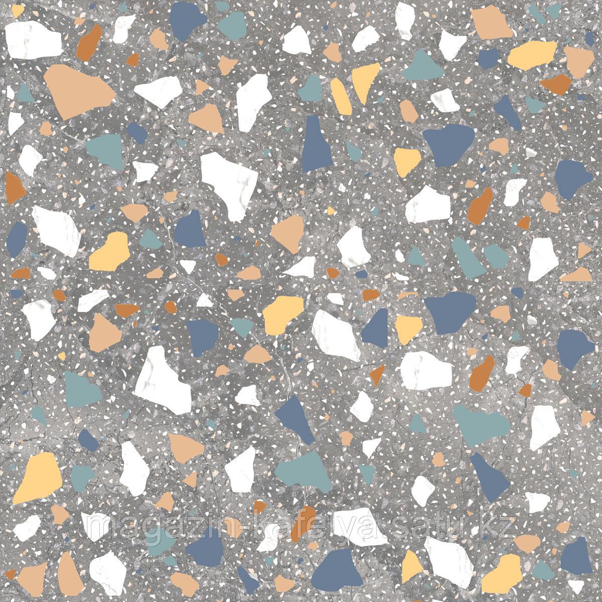 Кафель | Плитка для пола 40х40 Генуя | Genuia серая