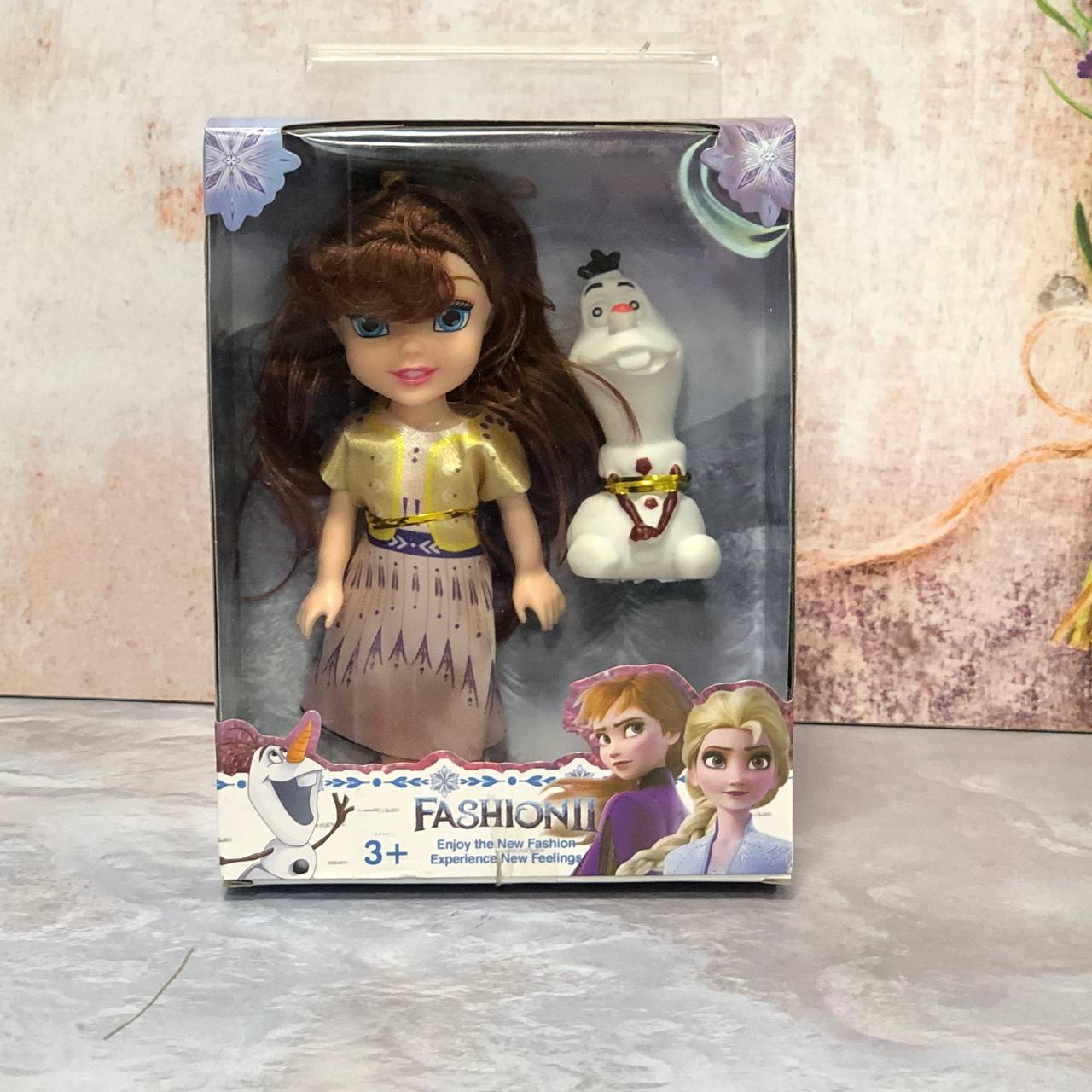 Кукла мини Анна и Олаф Холодное сердце Frozen (в нежном платье) - фото 1 - id-p112025838