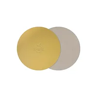 Подложка картонная для торта, золото, D 220 мм, толщина 0,8 мм