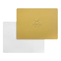 Подложка картонная для торта, золото, D 280 мм, толщина 0,8 мм