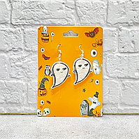 Сережки на Halloween в виде белых привидений