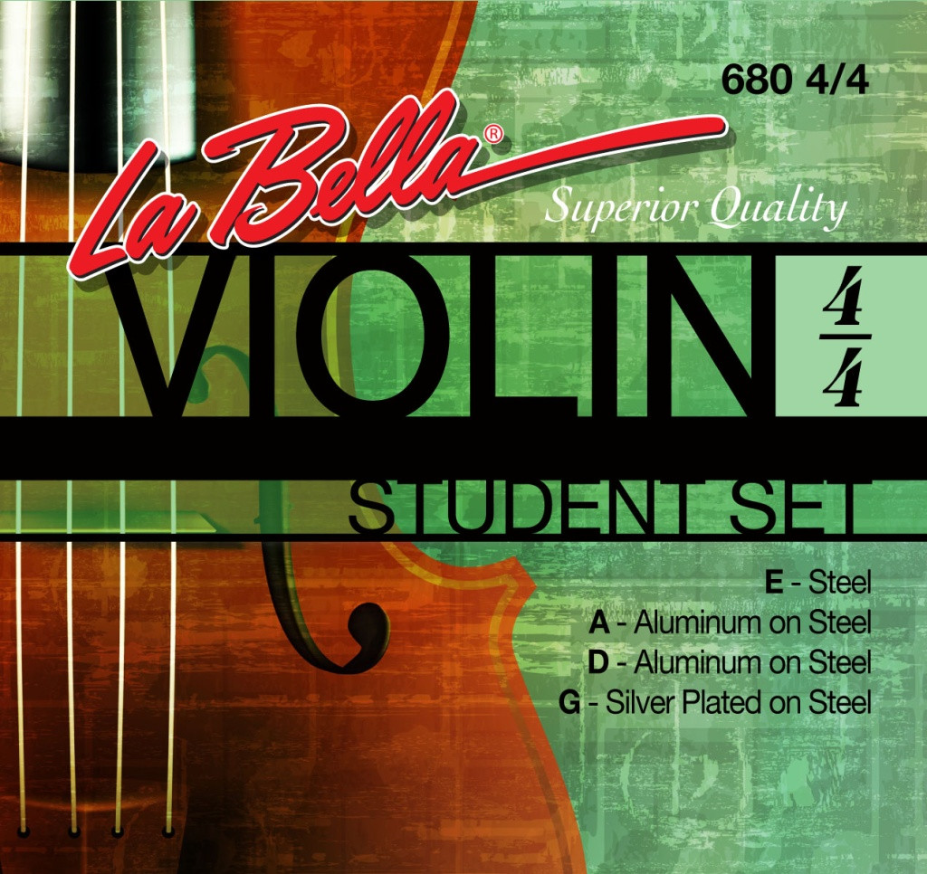 Комплект струн для скрипки размером 4/4, металл, LaBella 680 - фото 1 - id-p112036124