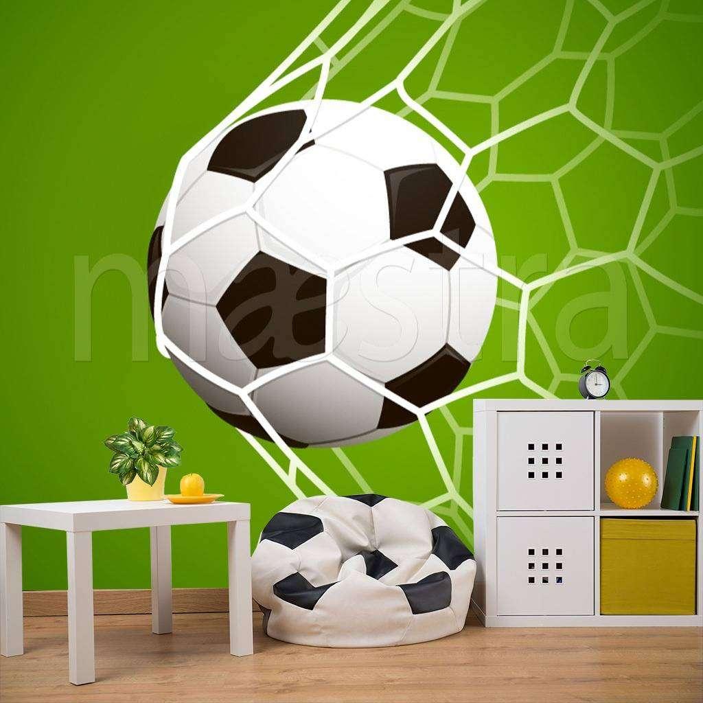 Мяч в сетке на зеленом фоне 12-524 - фото 1 - id-p111669306