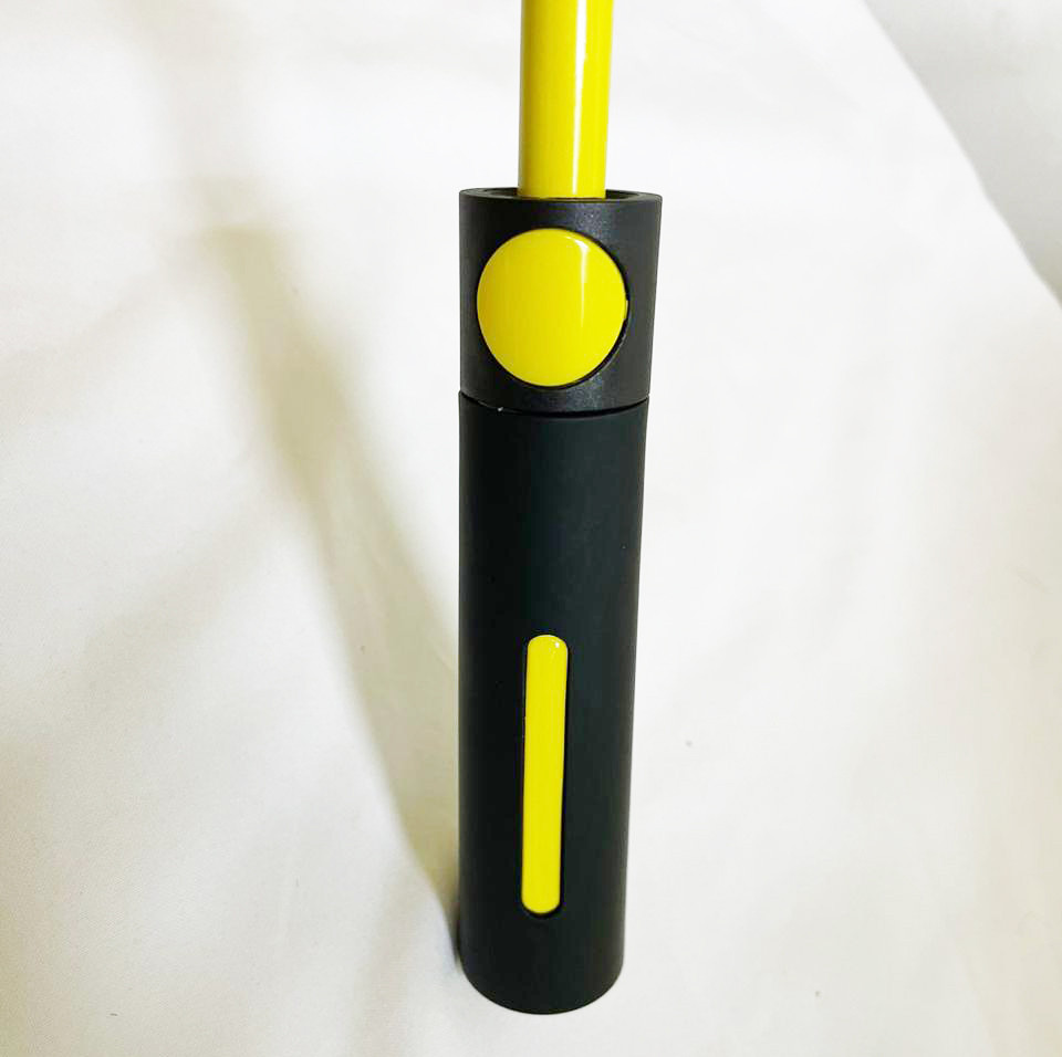 Зонт трость мужской автомат 95 см черно-желтый - фото 2 - id-p112036142