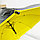 Зонт трость мужской автомат 95 см черно-желтый, фото 4