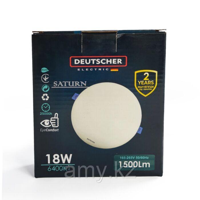 LED спот  SATURN  круглый с/у 18W 6400K (DEUTSCHER)