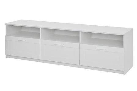 Тумба под ТВ Скаген белый 180x42x53 см, фото 1