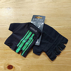 Перчатки велосипедные летние "Ventura". Немецкий бренд. Велоперчатки для взрослых. Без пальцев. Размер L/XL
