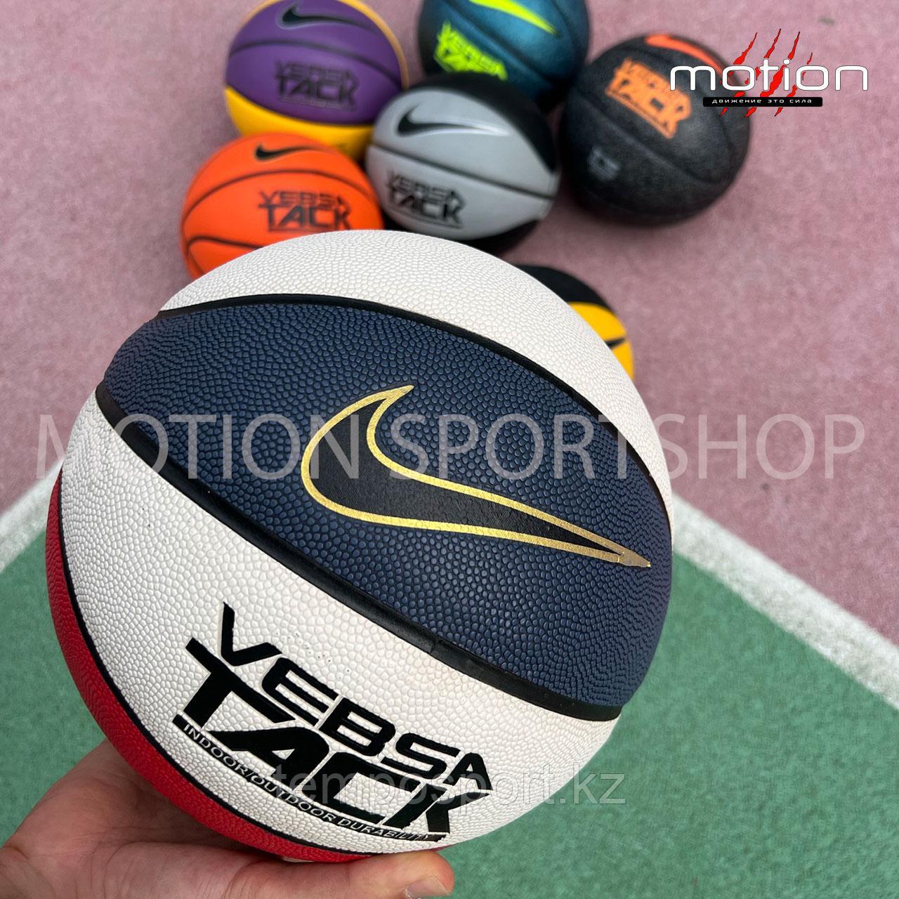 Баскетбольный мяч NIKE VERSA TACK, синий/белый/красный - фото 2 - id-p106480243
