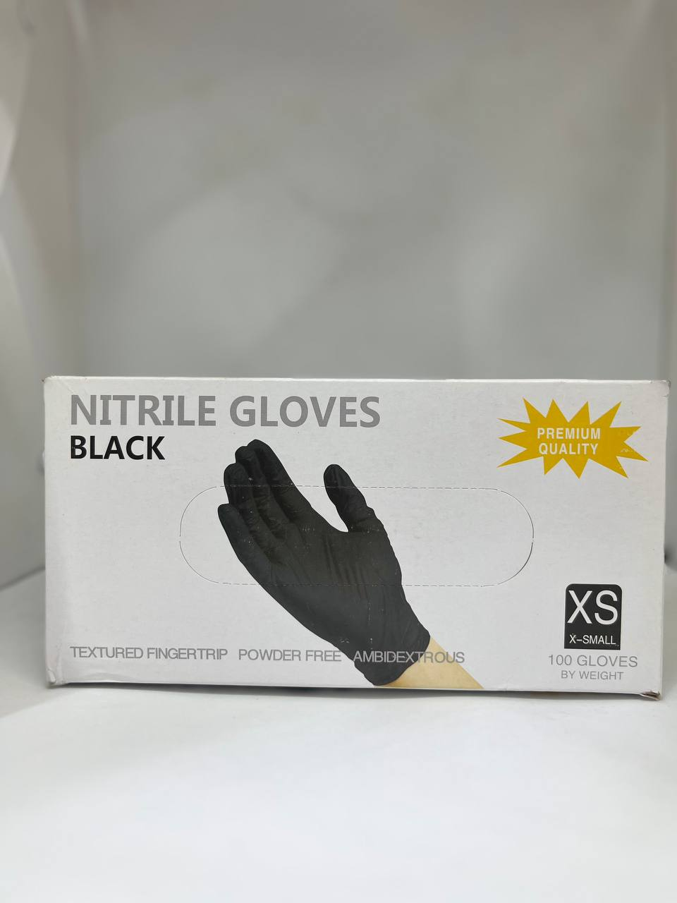 Нитриловый перчатка wally plastic черный XS - фото 1 - id-p111958486