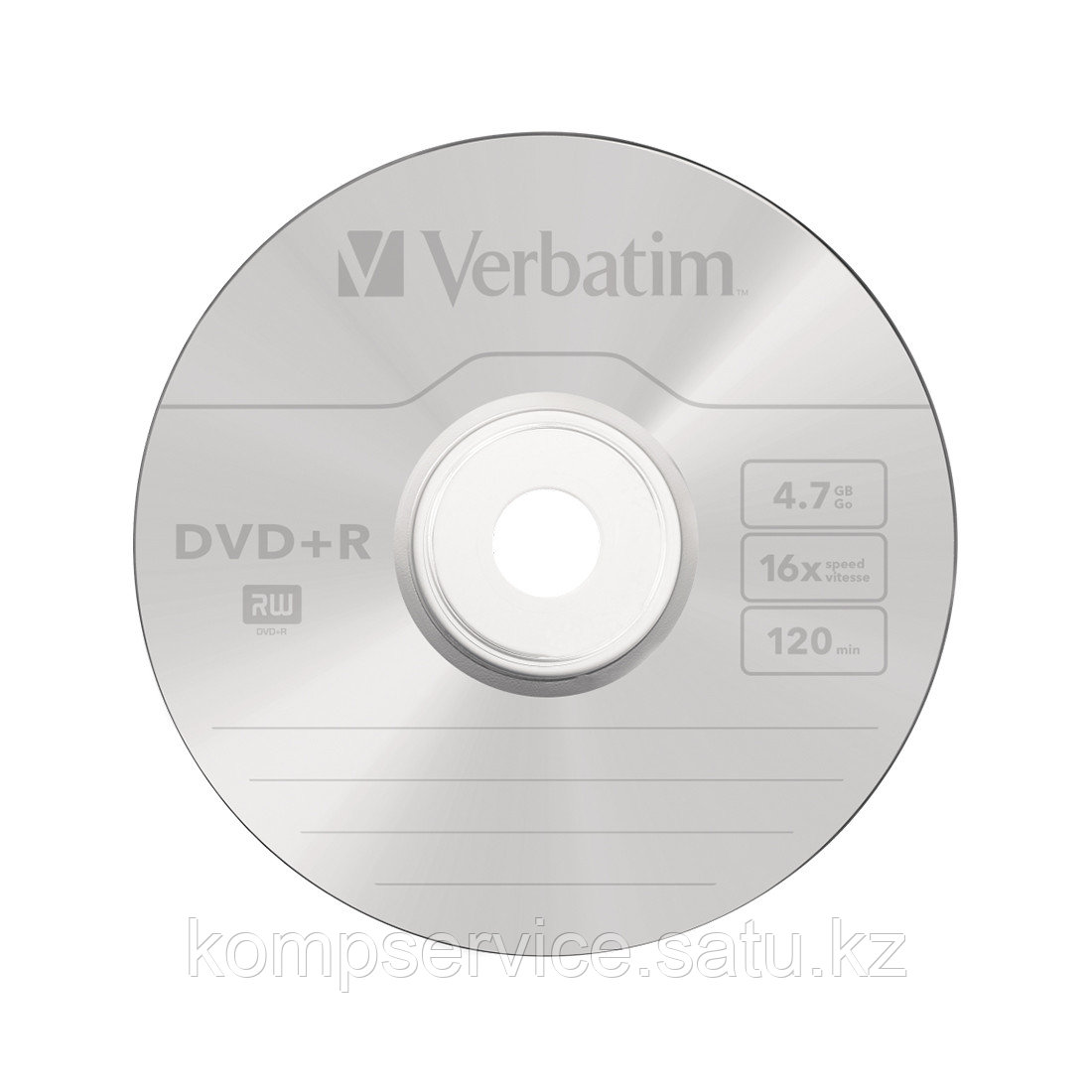 Диск DVD+R Verbatim (43550) 4.7GB 50штук Незаписанный - фото 1 - id-p112061216