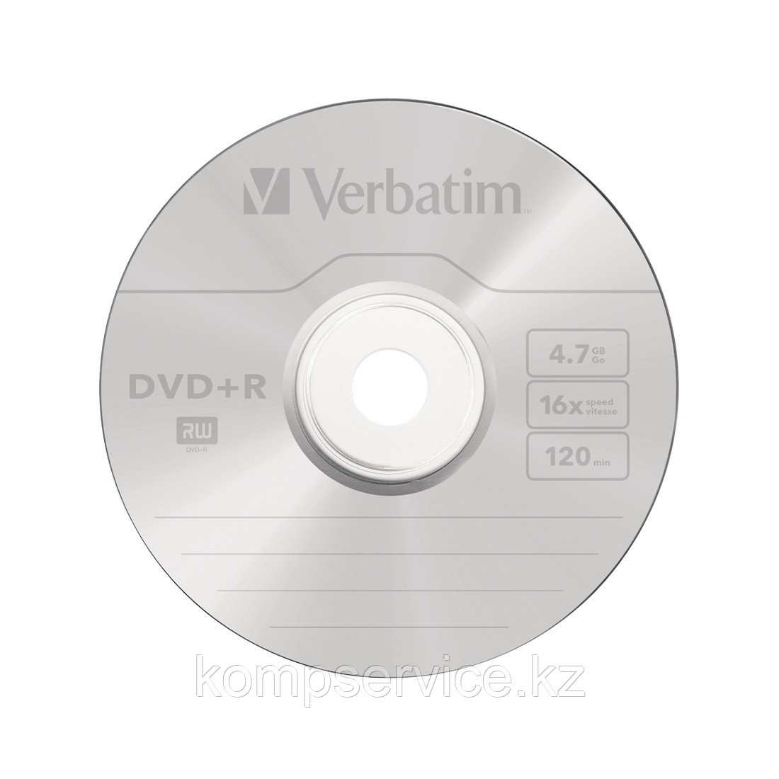 Диск DVD+R Verbatim (43500) 4.7GB 25штук Незаписанный - фото 1 - id-p112061217