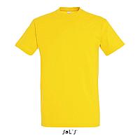 Футболка Imperial мужская 100% хлопок (Жёлтый, XXL)