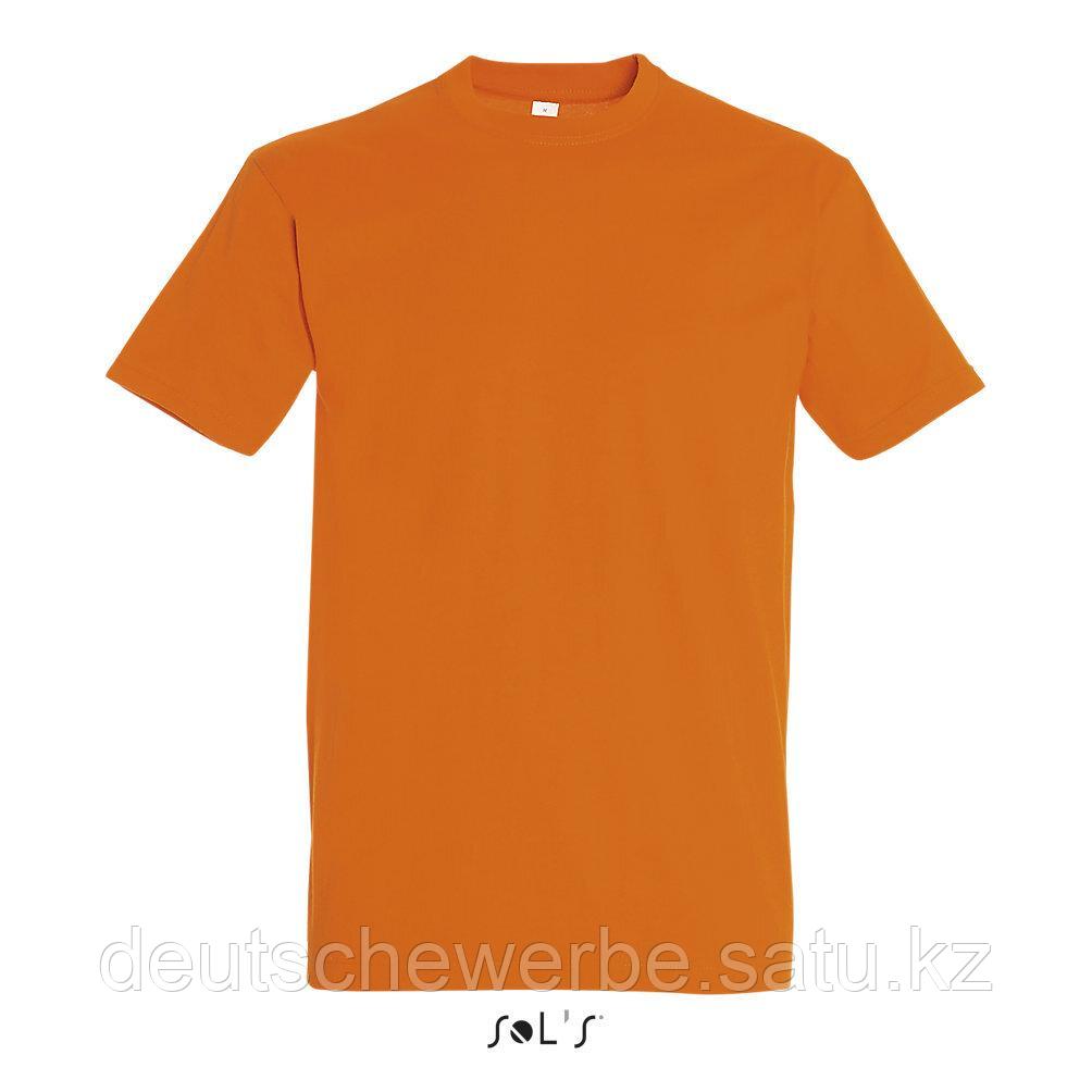 Футболка Imperial мужская 100% хлопок (Оранжевый, M)