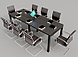 Конференц-стол на металлических опорах (2400*900*750), фото 3