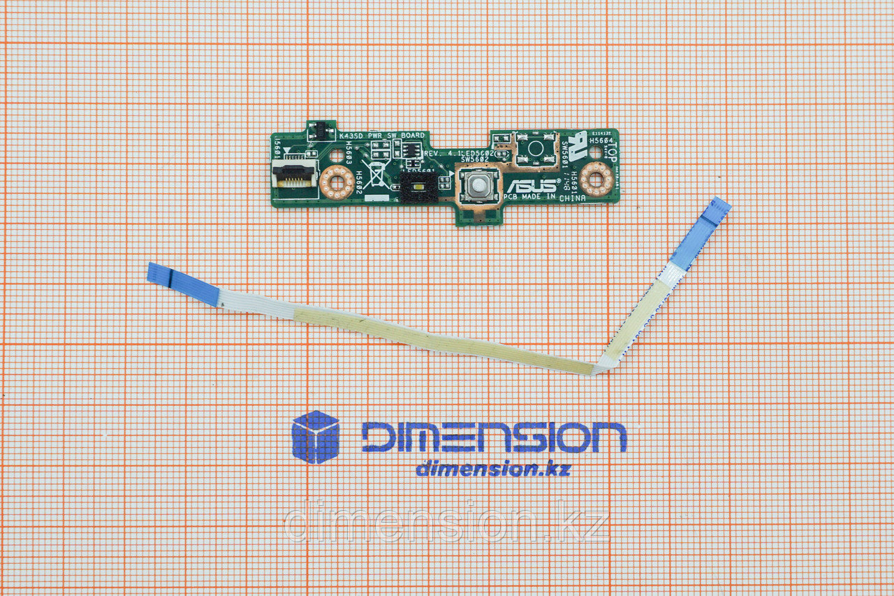 Кнопка, плата включения для ASUS K43 K43S K43SD