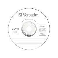 Диск CD-R  Verbatim  (43437) 700MB  52х  10шт в упаковке  Незаписанный