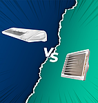 Чем отличается тепловентилятор от тепловой завесы?