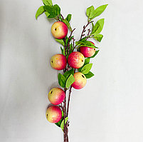 Ветка с фруктами яблоками искусственная 87 см