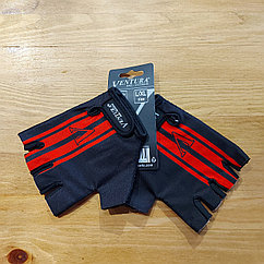 Перчатки велосипедные "Ventura". Немецкий бренд. Велоперчатки для взрослых. Без пальцев. Размер L/XL.