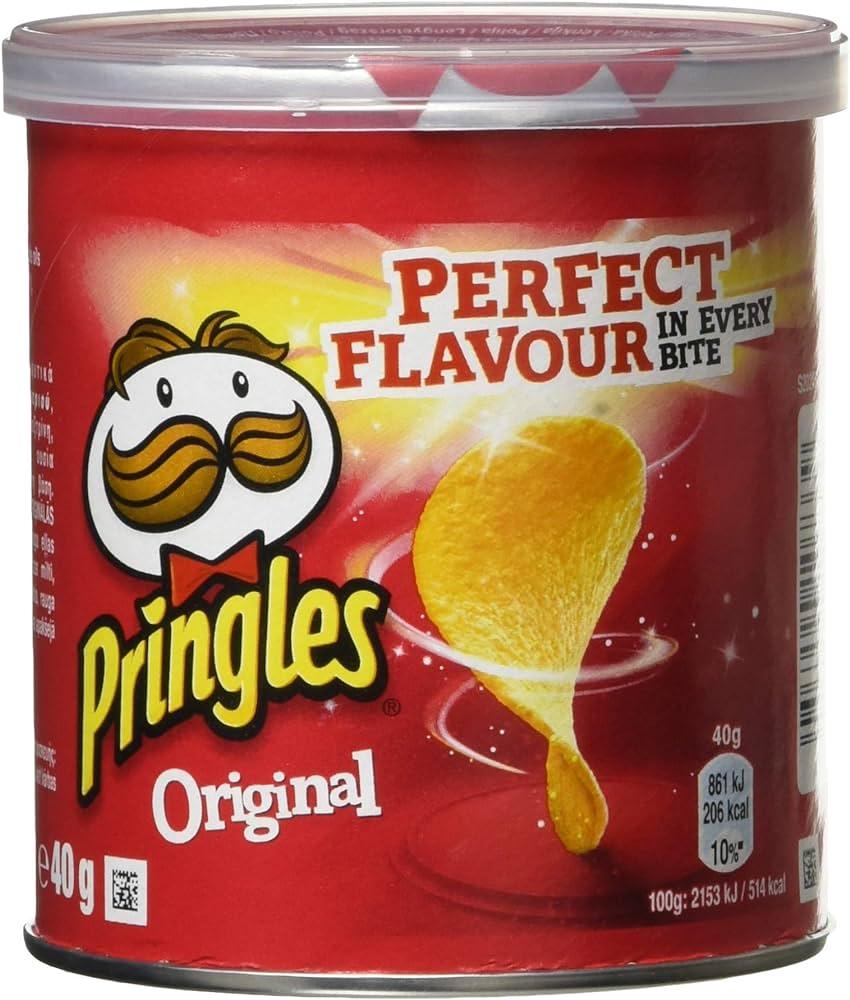 Чипсы PRINGLES Original 40 гр (12 шт в упаковке) ВЕЛИКОБРИТАНИЯ - фото 1 - id-p112062629