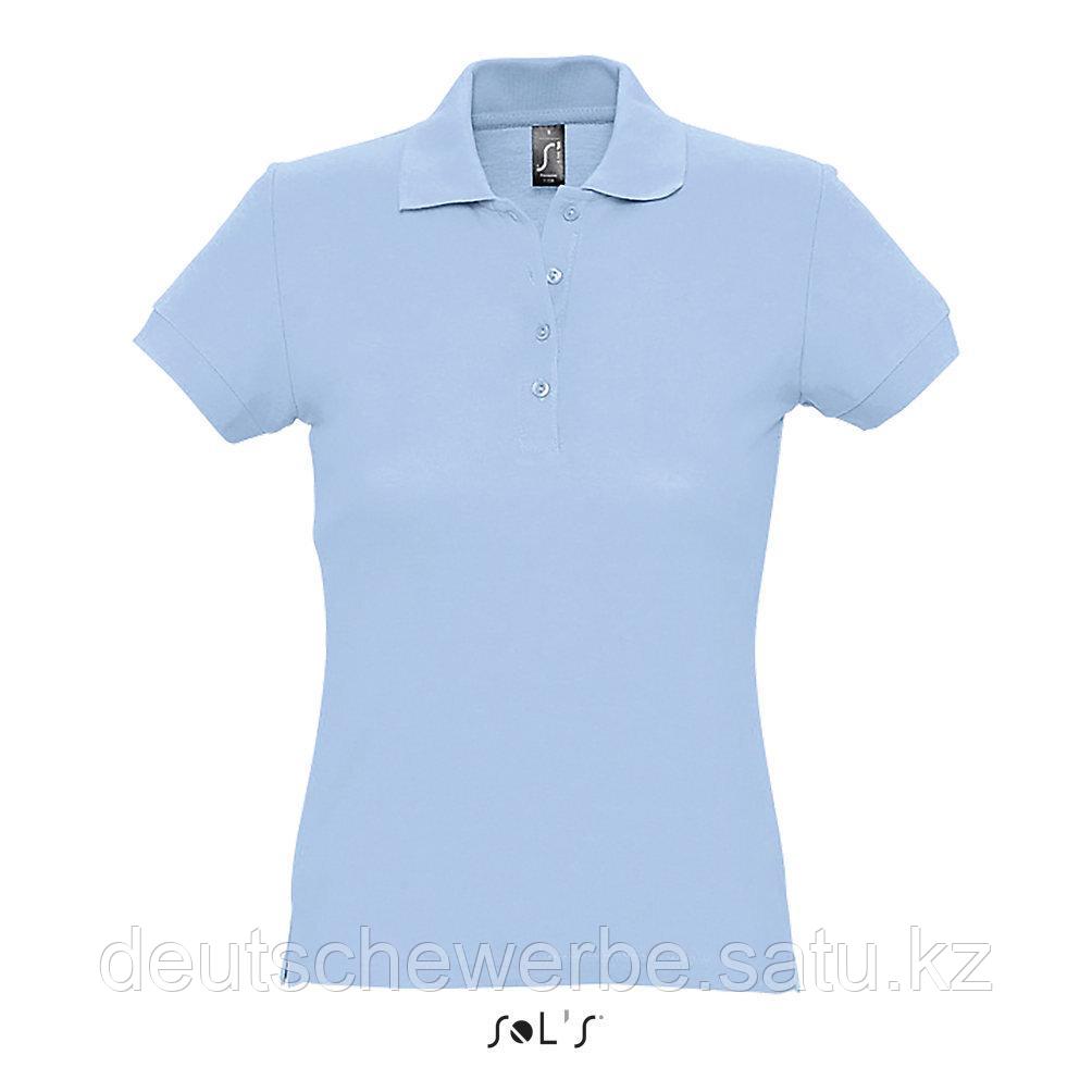 Рубашка поло женская Passion (Голубой, L) - фото 1 - id-p112063232