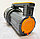Ручной аккумуляторный фонарь  светодиодный 2 режима встроенная зарядка 22*12см, фото 5