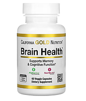 California Gold Nutrition, Brain Health, 60 растительных капсул