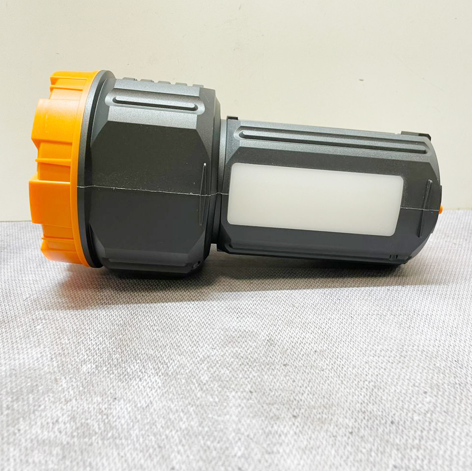 Ручной аккумуляторный фонарь светодиодный 2 режима встроенная зарядка 19,5*11см - фото 6 - id-p112085104