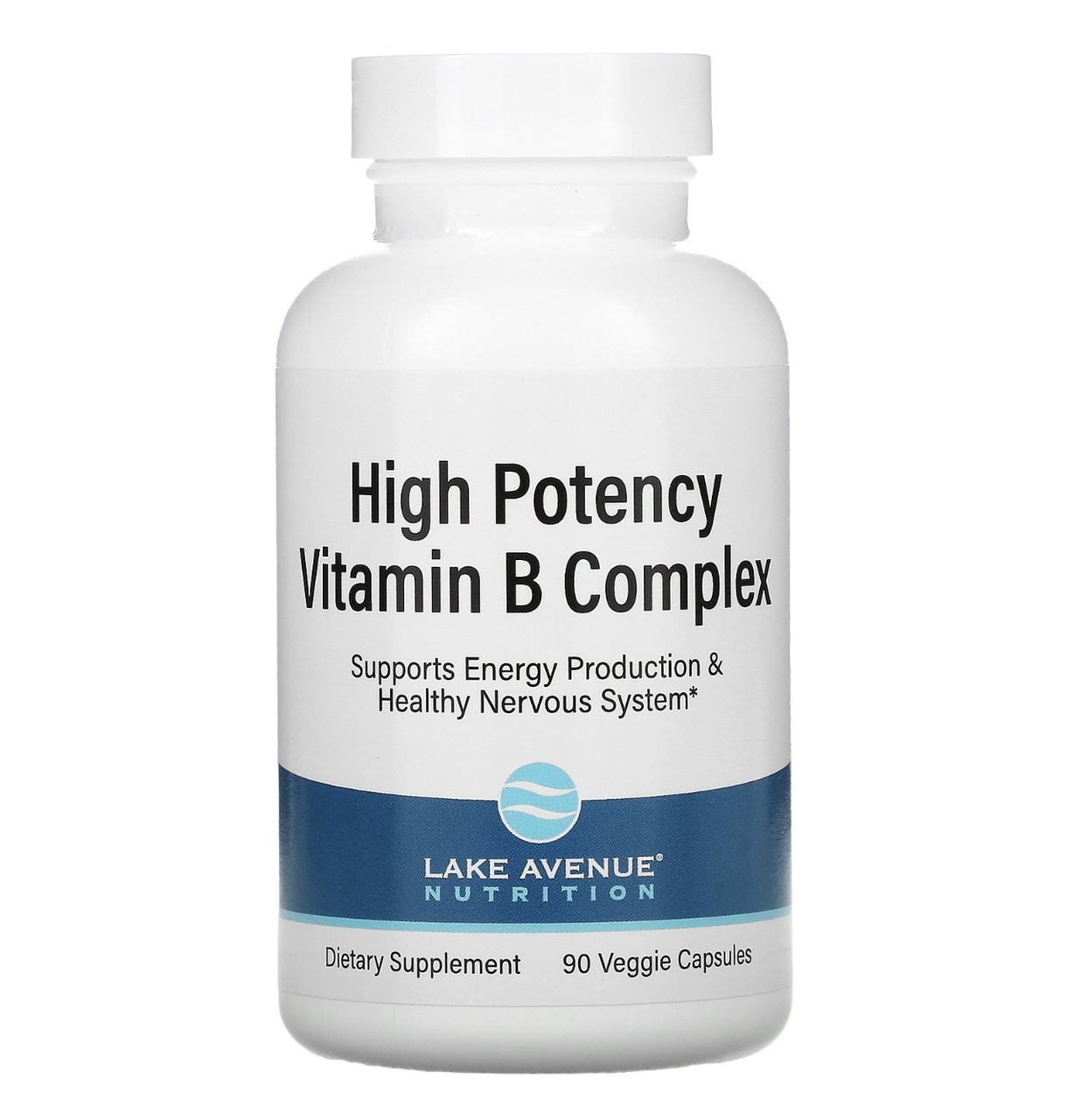 Lake avenue комплекс витаминов группы В высокой эффективности действия, 90 вегетарианских капсул - фото 1 - id-p112094385
