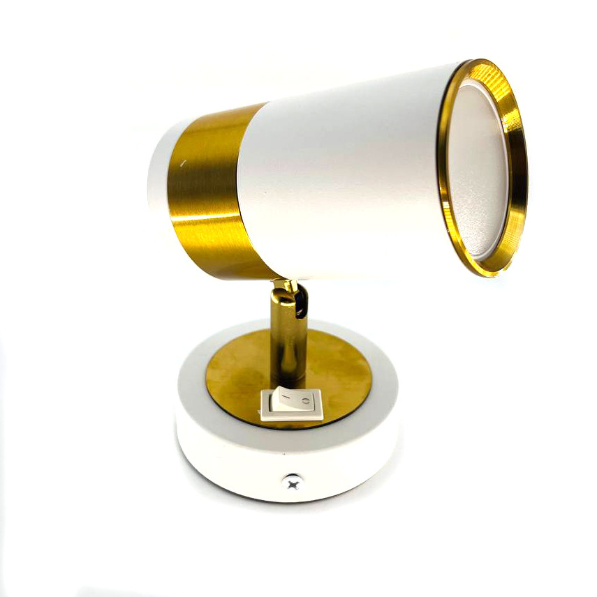 Настенный светильник MONZA YP102 GU10 бело-золотистый, фото 1