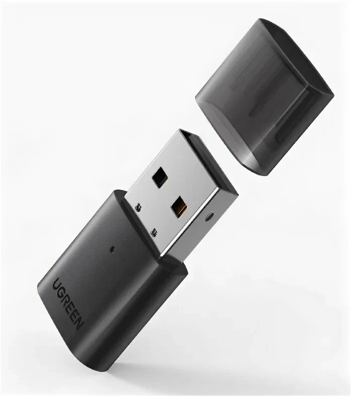 UGREEN 80889 Bluetooth-адаптер CM390 USB Bluetooth 5.0 (Black) - фото 1 - id-p112094509