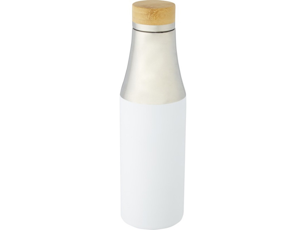 Hulan Бутылка объемом 540 мл с вакуумной изоляцией из меди и бамбуковой крышкой, белый - фото 4 - id-p112103079