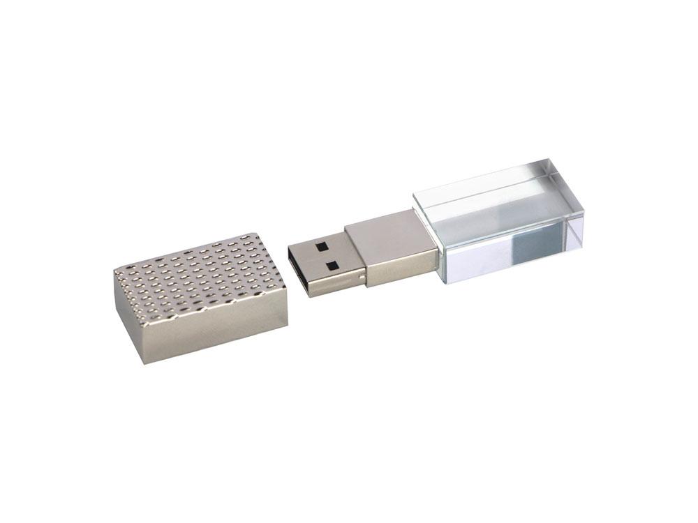 USB-флешка на 8 ГБ, серебро - фото 2 - id-p112101938