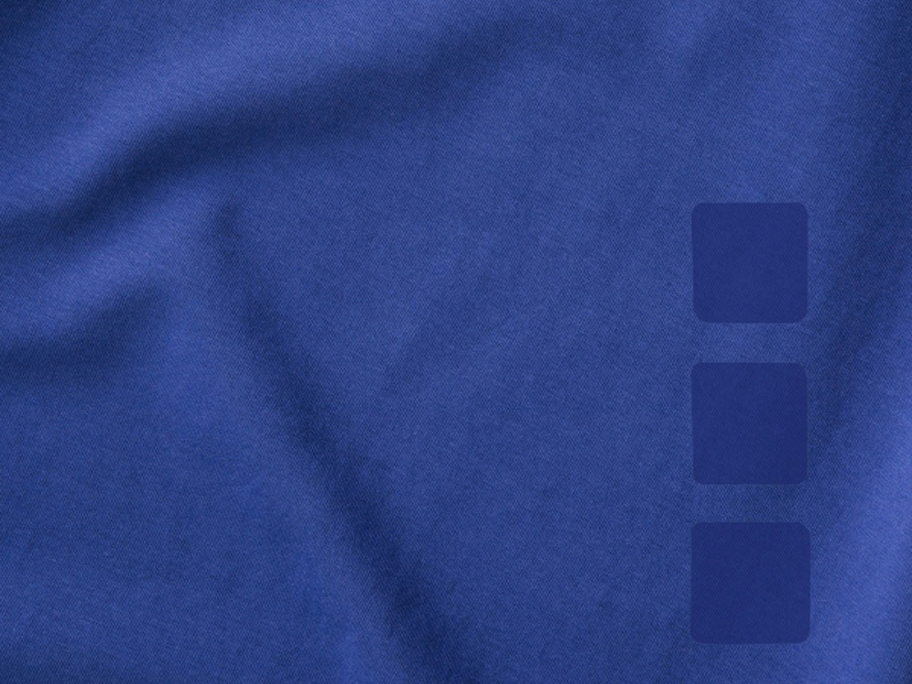 Ponoka женская футболка из органического хлопка, длинный рукав, синий - фото 4 - id-p112100042