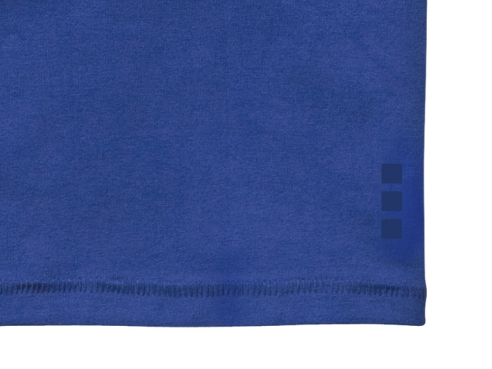 Ponoka женская футболка из органического хлопка, длинный рукав, синий - фото 5 - id-p112100042